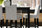 Gourmet Shadow Counter Table + 4 Stools